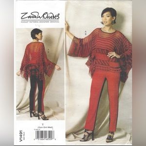 Tunic & Pants Sewing Pattern - DIY UNCUT - Sizes  XS-MED